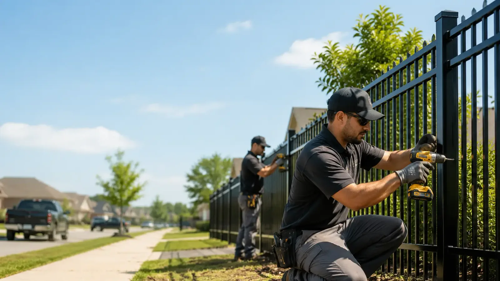 Metal Fence Installation in Bonham, TX